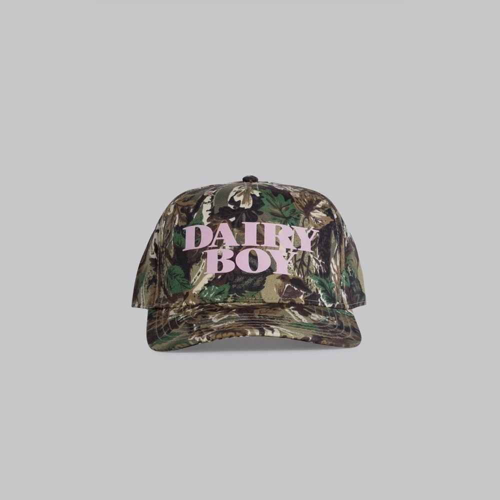 Dairy boy camo hat